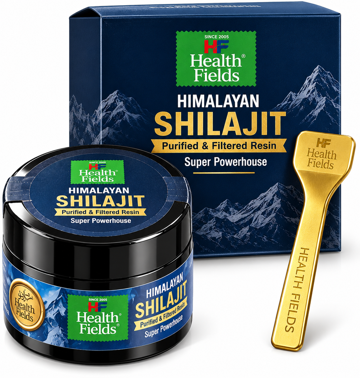 Healthfields Himalayan Shilajit – Purified & Filtered Resin