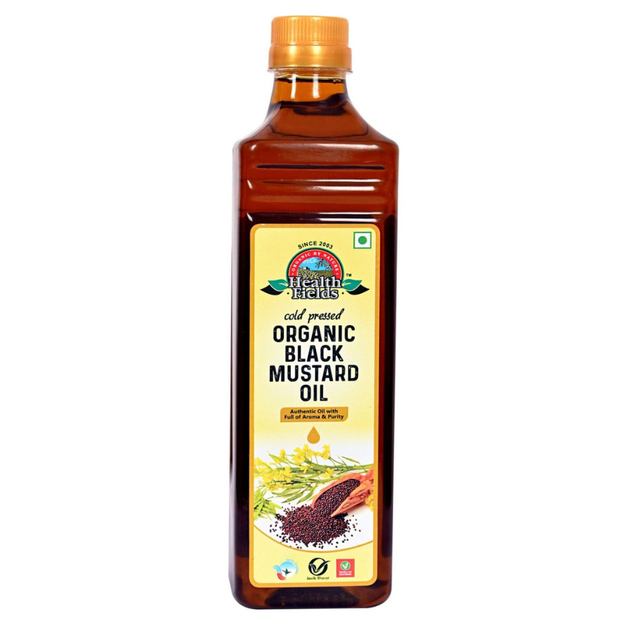 Health Fields Organic Mustard Oil (Cold Pressed) - 1Ltr