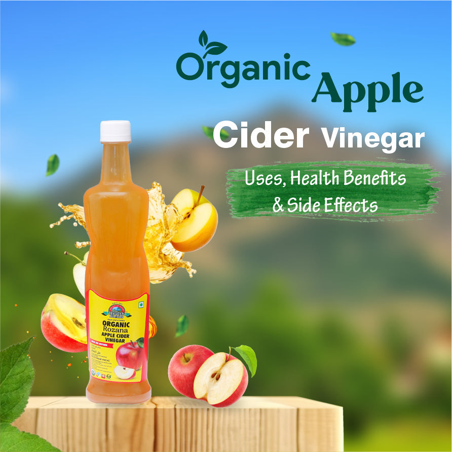Organic Apple Cider Vinegar: Uses, Health Benefits & Side Effects