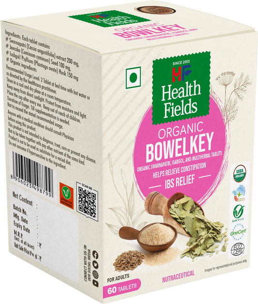 Healthfields Organic Bowelkey 60 Tablets