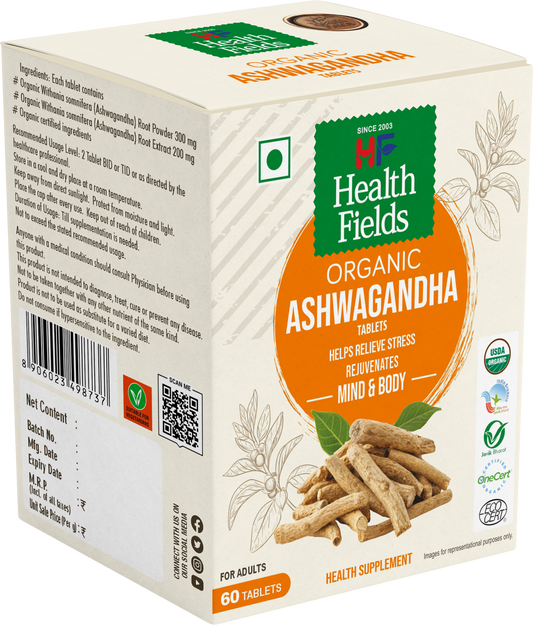 HealthFields Ashwagandha 60 Tablets