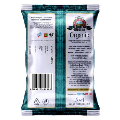 HealthFields Organic Rozana Roasted Makka Dalia