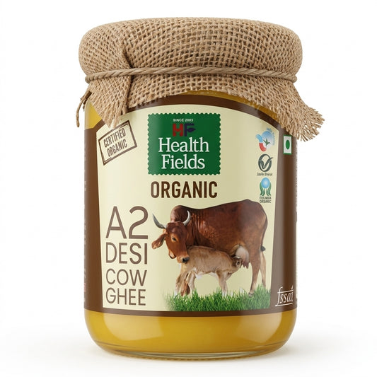 Health Fields Organic A2 Desi Cow Ghee 500G