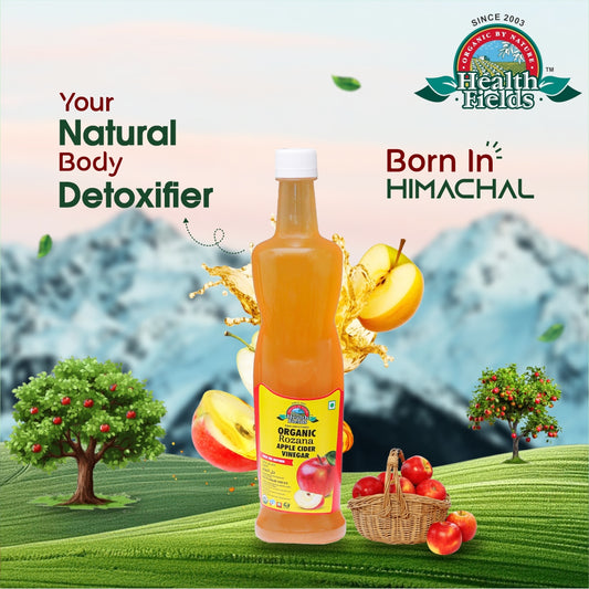 Health Fields Organic Rozana Apple Cider Vinegar - 750ml