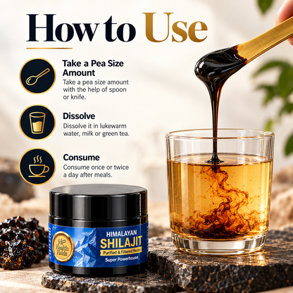 Healthfields Himalayan Shilajit – Purified & Filtered Resin
