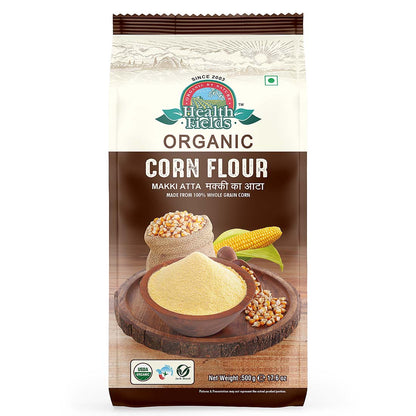 Organic Corn Atta (Maize Flour) - 500 Gm
