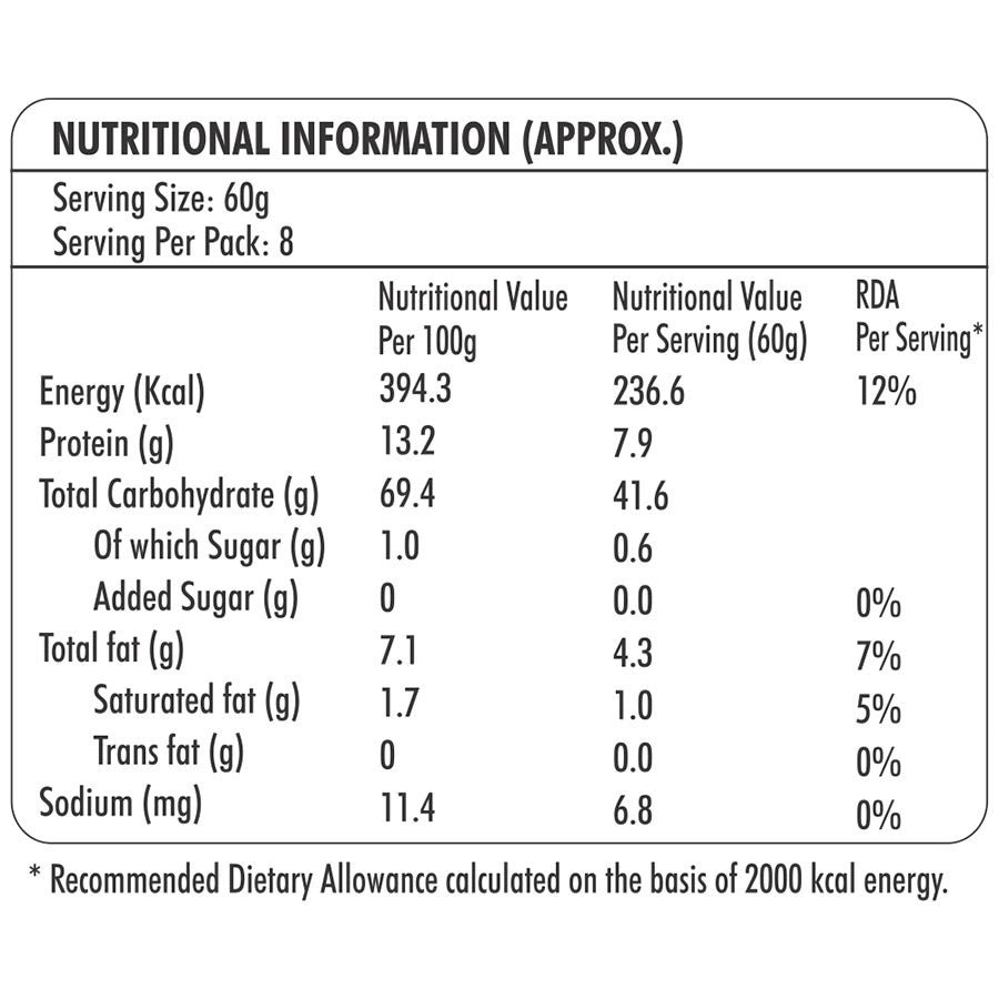 Organic Amaranth Atta | Rajgira Atta - 500Gm