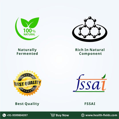 Health Fields Organic Rozana Apple Cider Vinegar - 750ml