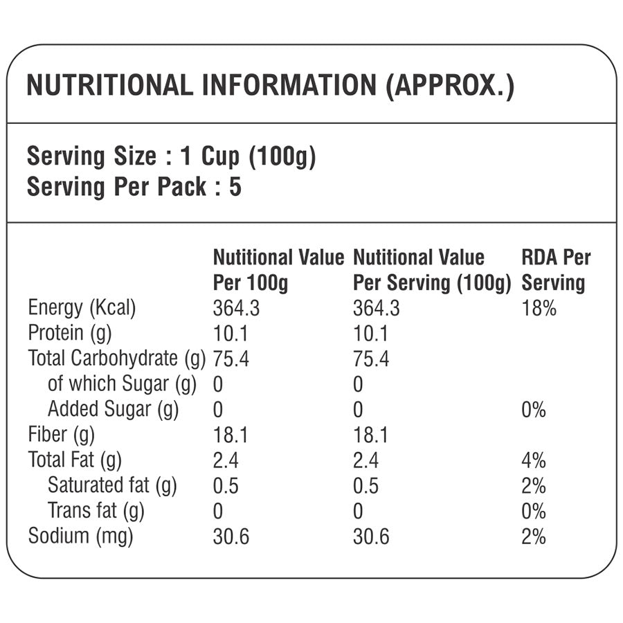 Organic Barley Flour | Jau Ka Atta - 500Gm