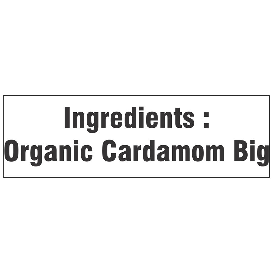 Organic Cardamom Big (Black Elaichi) - 50 Gm