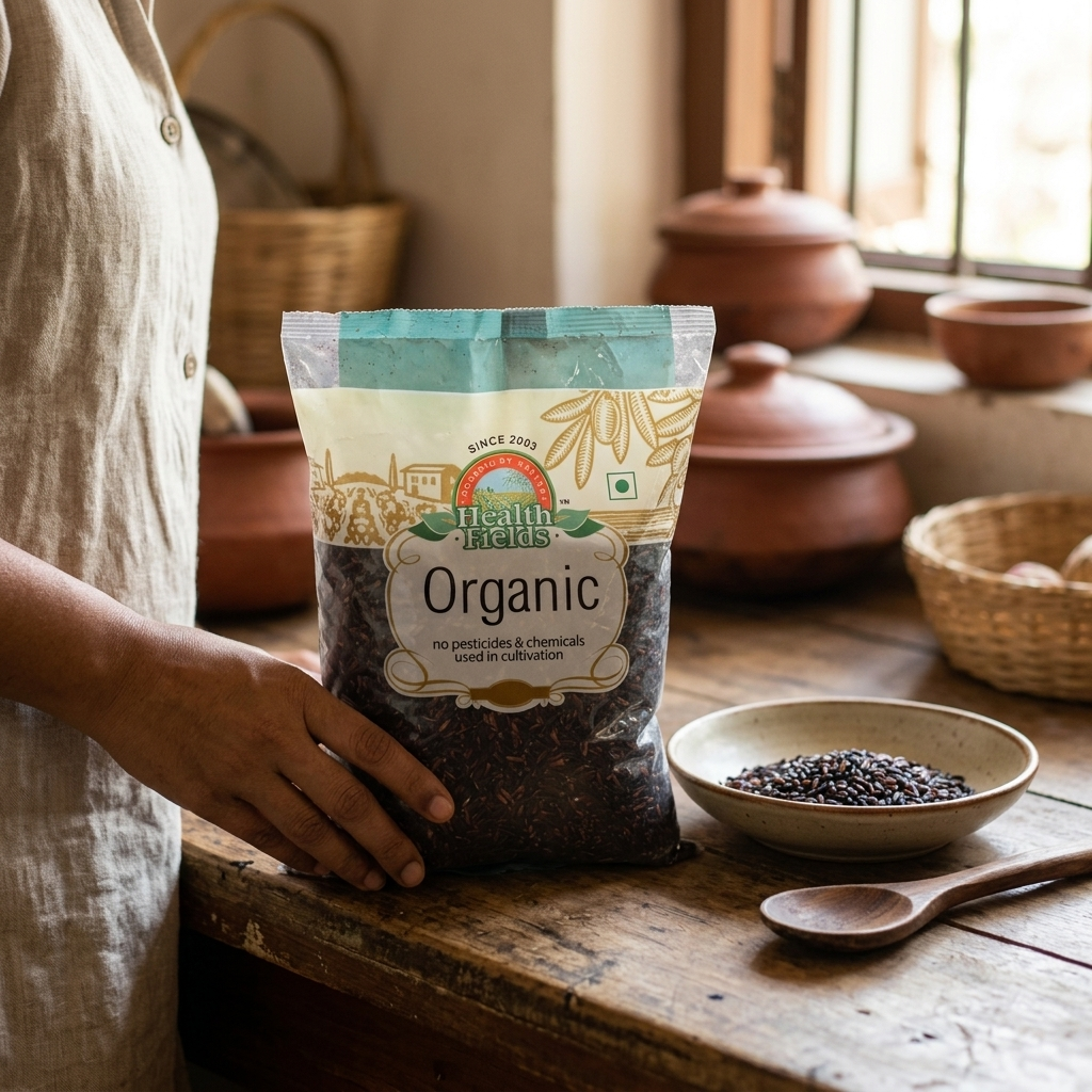 Organic Black Rice - 1Kg | Kavuni Arisi Rice