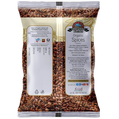 Organic Raw Flax Seeds - 200Gm