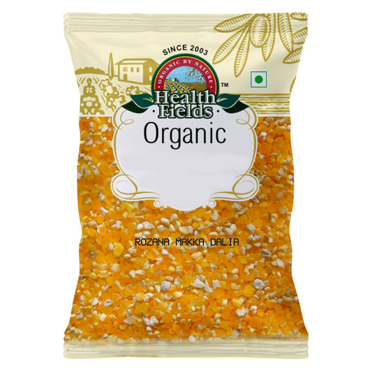 HealthFields Organic Rozana Roasted Makka Dalia