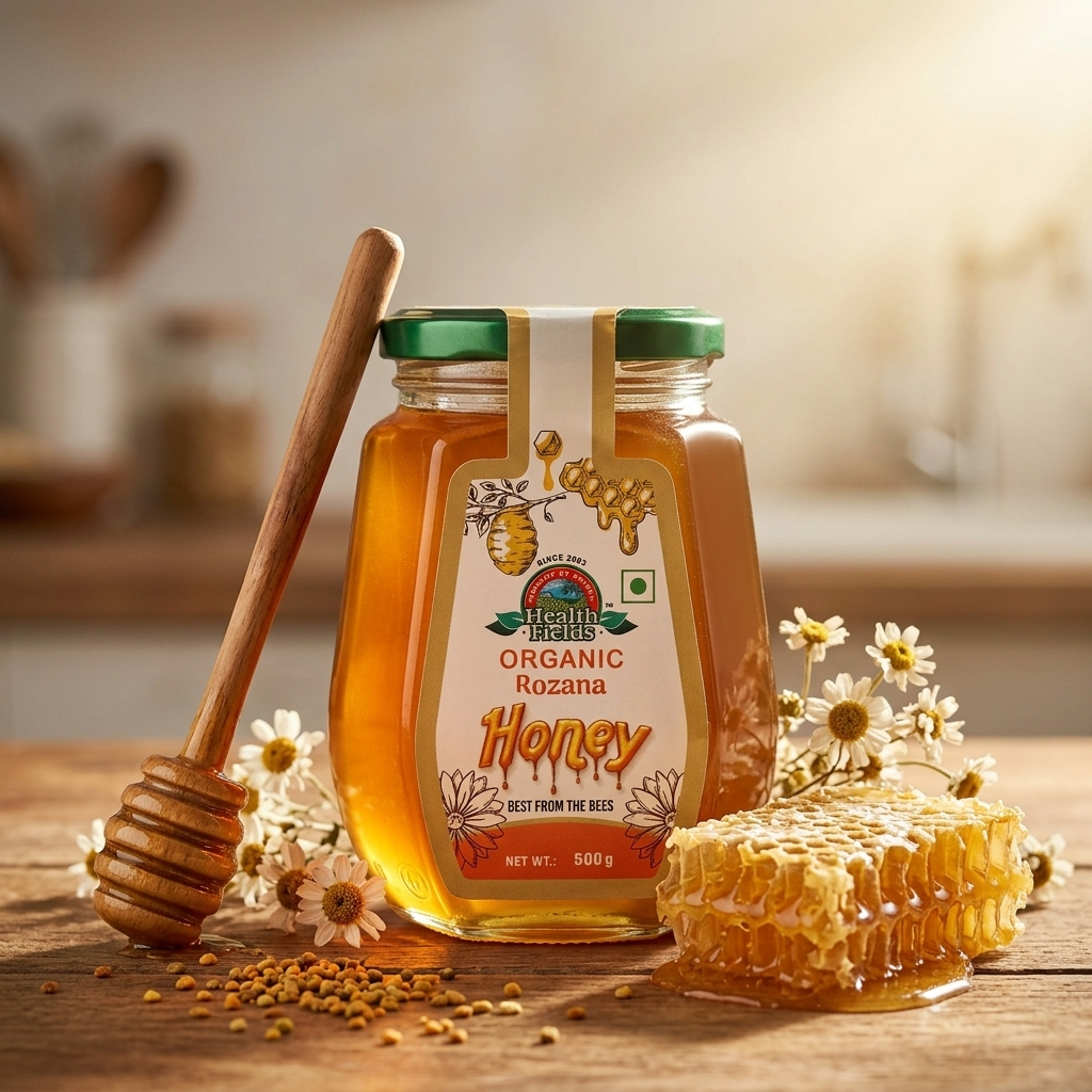 Health Fields Rozana Organic Forest Honey
