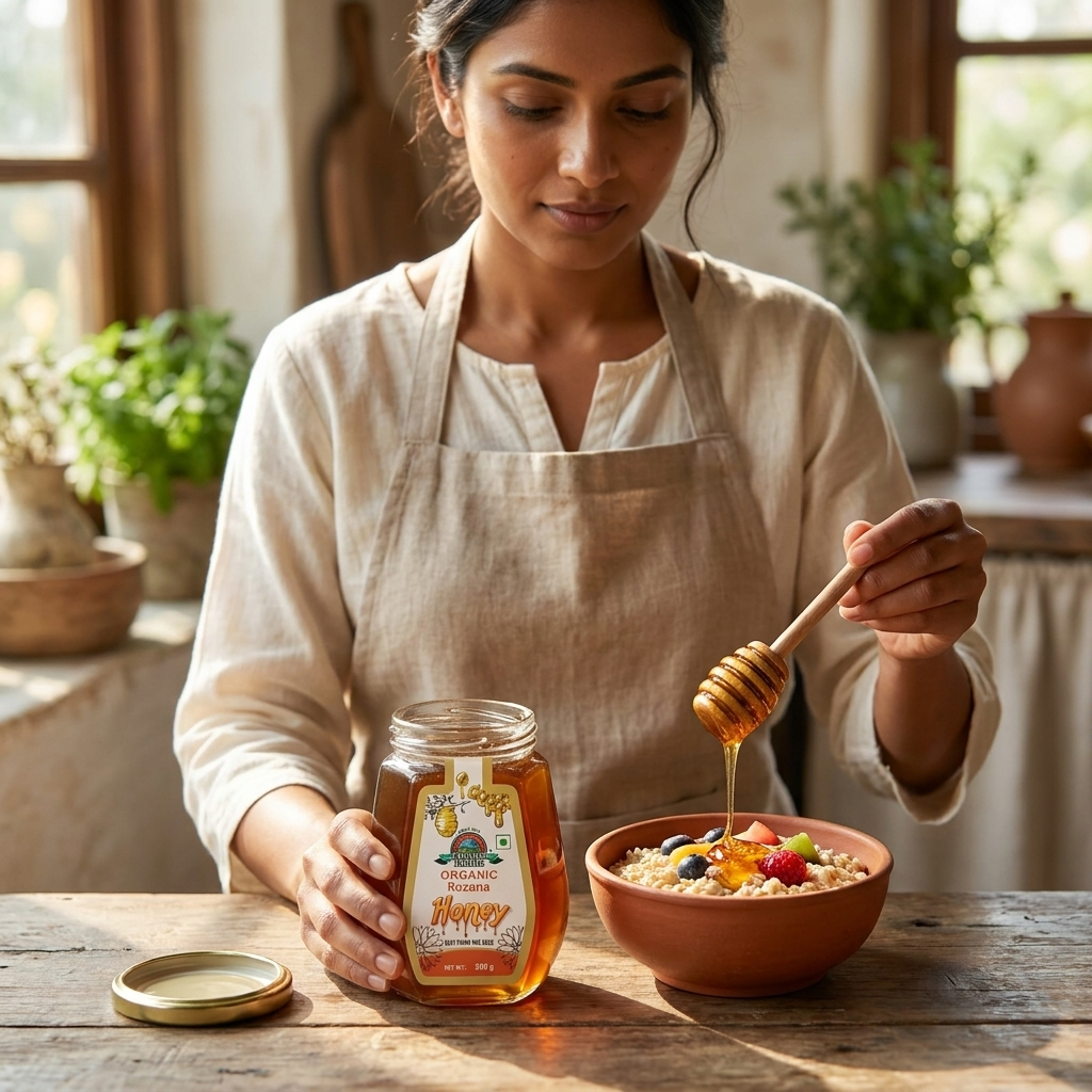 Health Fields Rozana Organic Forest Honey
