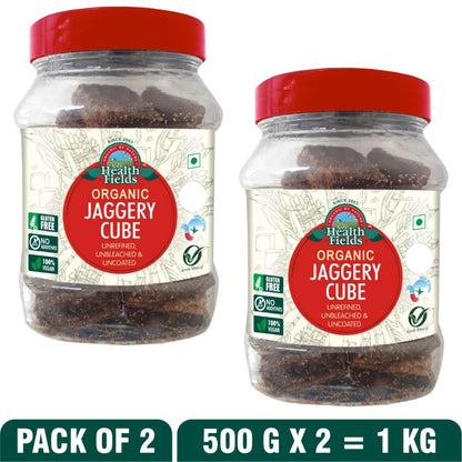 Organic Jaggery Cubes 500Gm