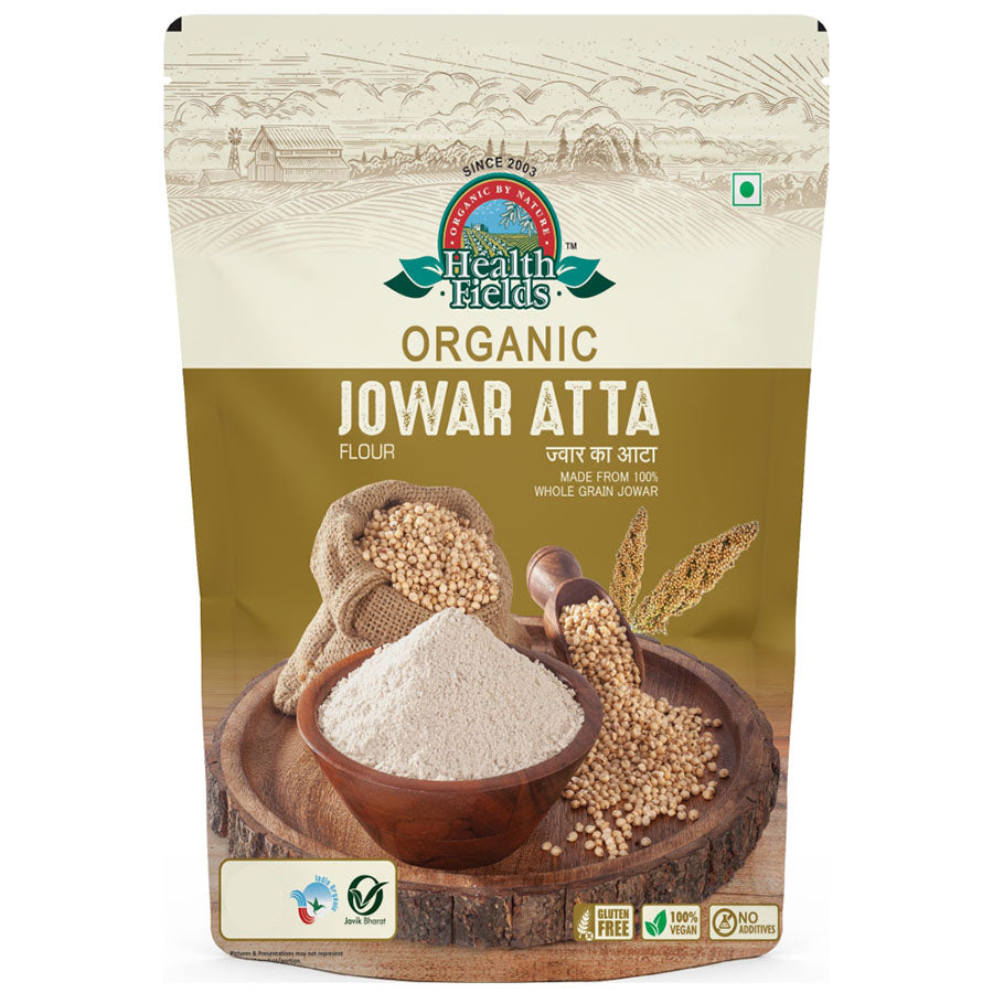Organic Jowar Atta | Sorghum Atta - 500Gm