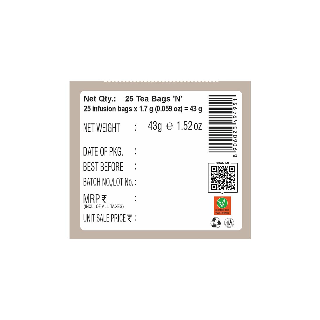 HealthFields Organic Liv Detox (Milk Thistle & Dandelion) Infusion Herbal Tea | Caffeine Free | 25 Tea Bags