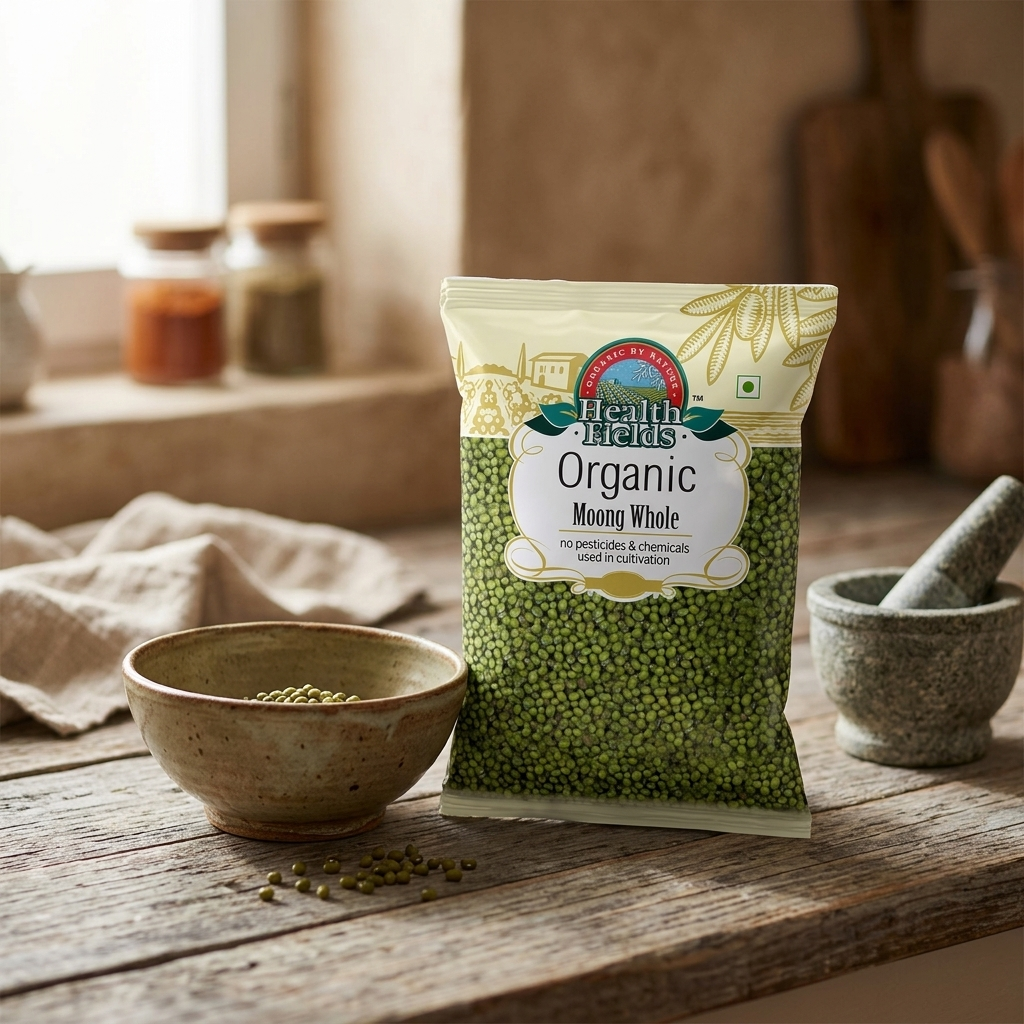 Organic Moong Dal Whole | Green Gram