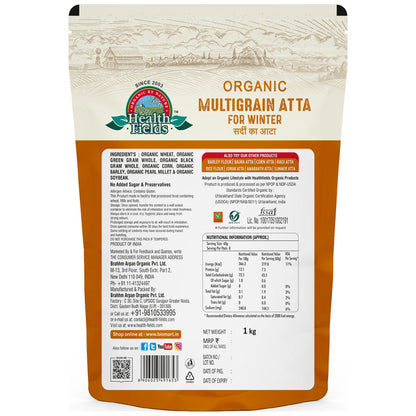 Organic Multigrain Atta For Winter - 1Kg