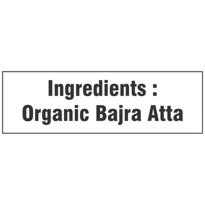 Organic Bajra Atta | Bajra Flour - 500 Gm