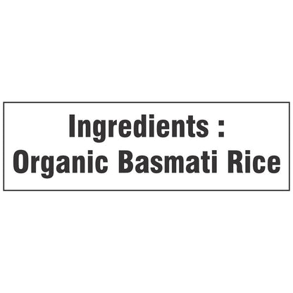 Organic White Basmati Rice 1 Kg