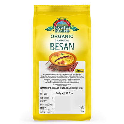 Organic Besan (Gram Flour) - 500 Gm