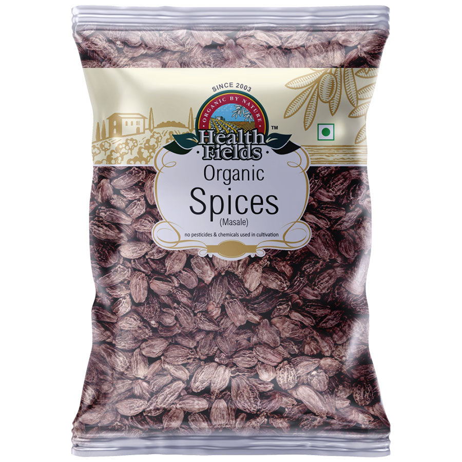 Organic Cardamom Big (Black Elaichi) - 50 Gm