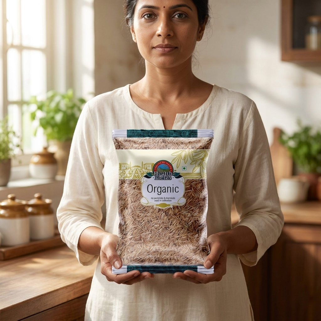 Organic Brown Basmati Rice - 1Kg