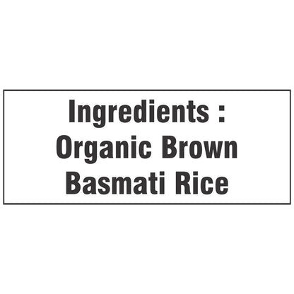 Organic Brown Basmati Rice - 1Kg
