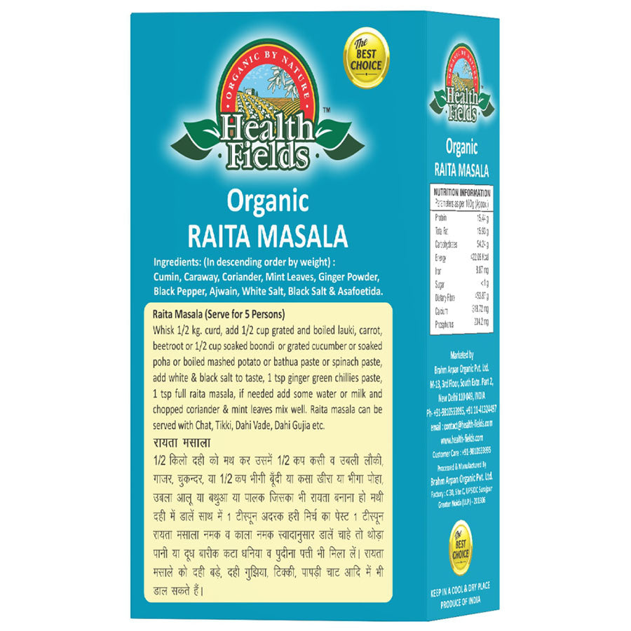 HealthFields Organic Rozana Raita Masala 100gm
