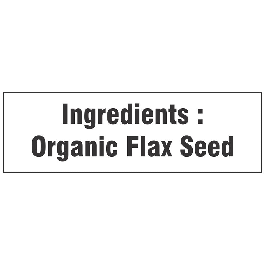 Organic Roasted Flax Seeds - 100Gm