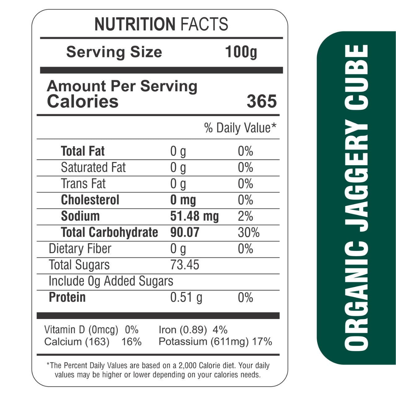 Organic Jaggery Cubes 500Gm