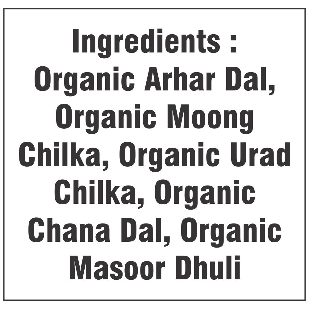 Organic Mix Dal | Panchranga Dal - 1Kg