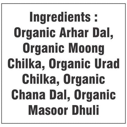 Organic Mix Dal | Panchranga Dal - 1Kg