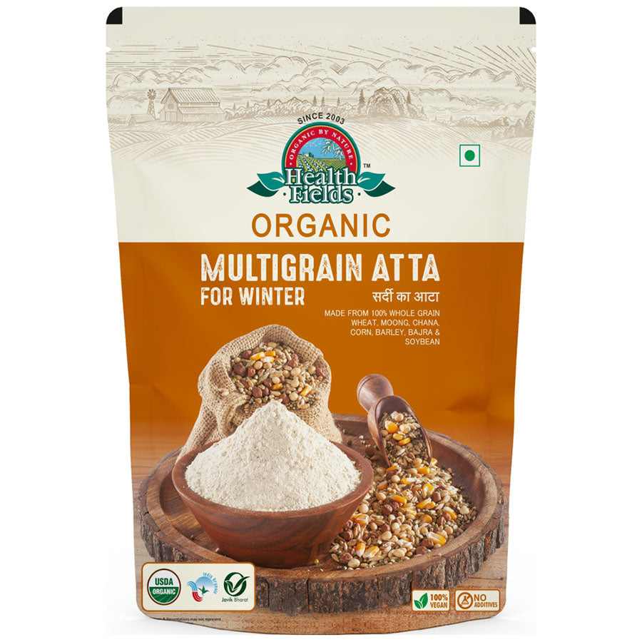 HealthFields Organic Rozana MULTI GRAIN - WINTER  Atta