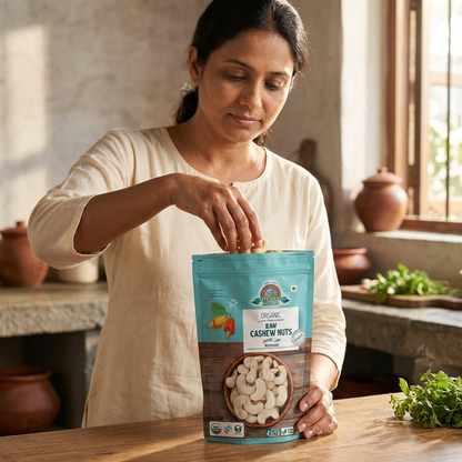 Organic Raw Cashew Nut 250 Gm