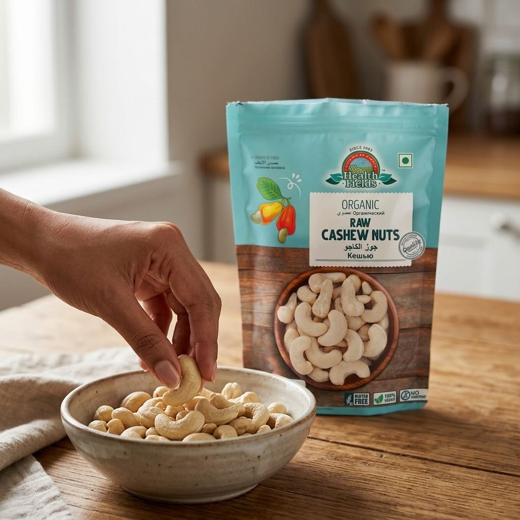 Organic Raw Cashew Nut 250 Gm