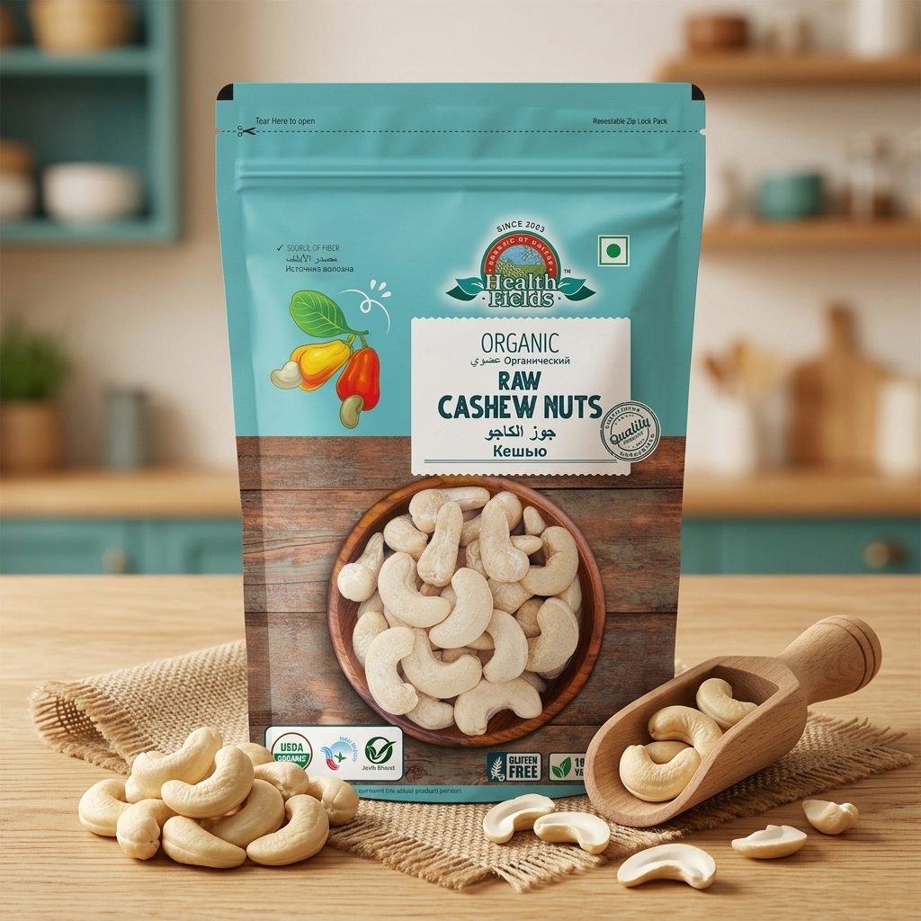 Organic Raw Cashew Nut 250 Gm