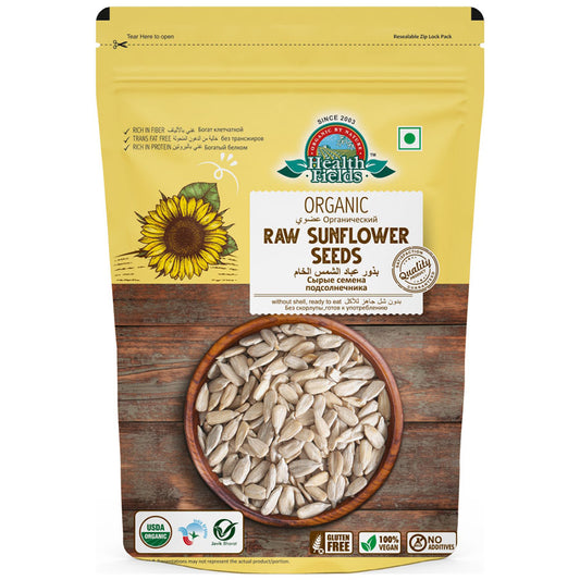 HealthFields Organic Rozana Surajmukhi ke Beej (Sunflower Seed) 250Gm