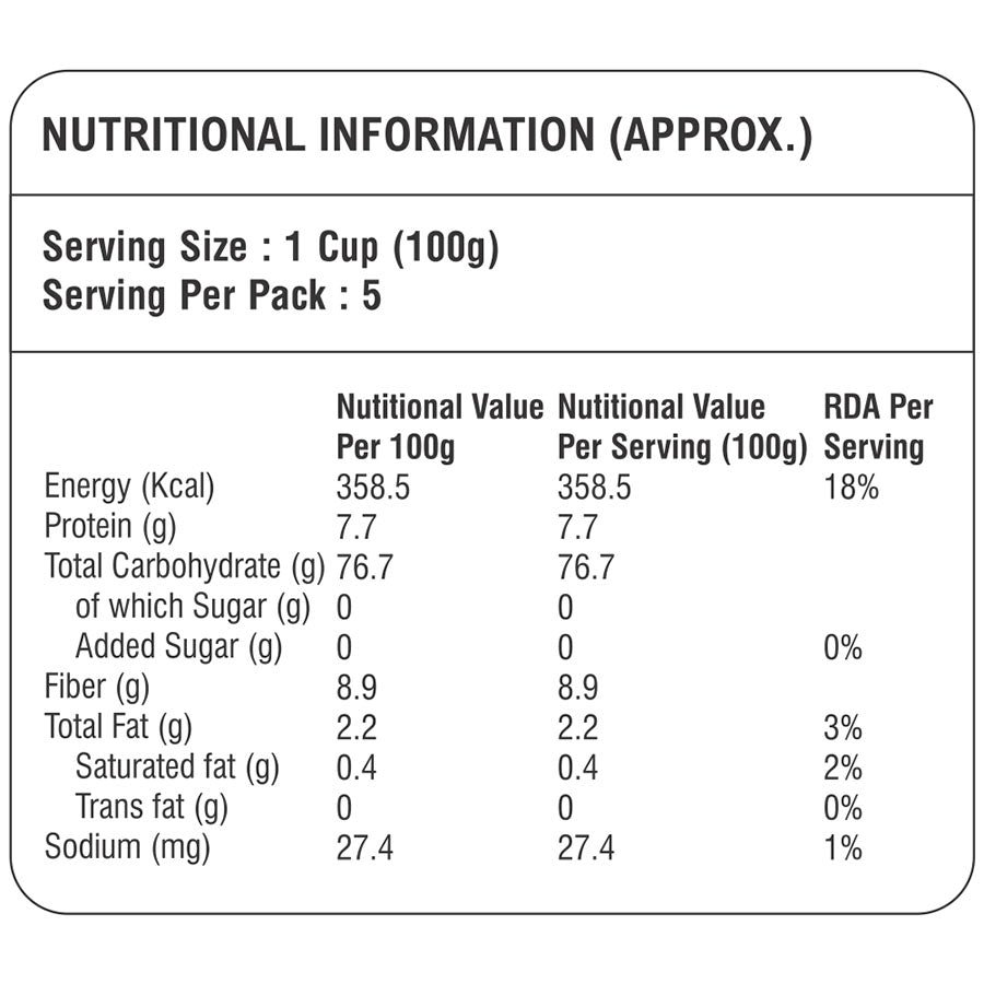 Organic Ragi Atta | Ragi Flour - 500Gm