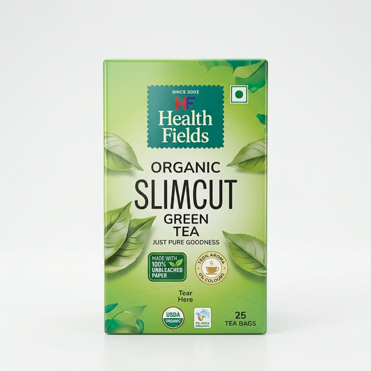 HealthFields wellness Slimcut Green Tea | 25 Tea Bags