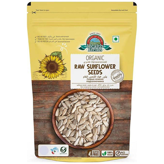 Organic Raw Sunflower Seeds (Surajmukhi Ke Beej) - 250 Gm