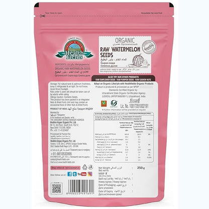 Organic Raw Watermelon Seeds 250Gm